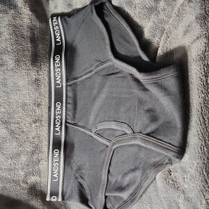 Lands End Black Briefs
